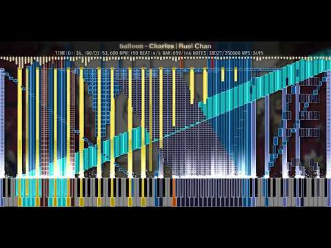 [Black MIDI] balloon - Charles | Ruel Chan | 250,000 Notes