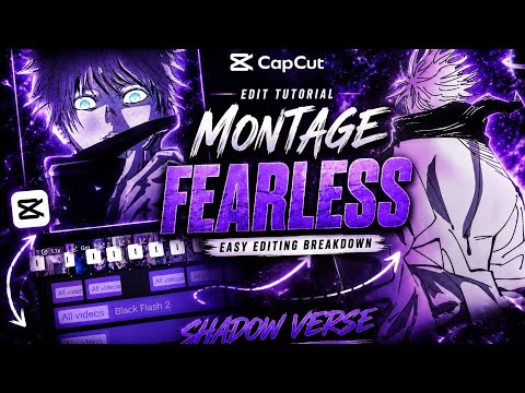 HOW TO MAKE THIS GOJO MONTAGE 🔥 | FEARLESS | Anime Editing Tutorial