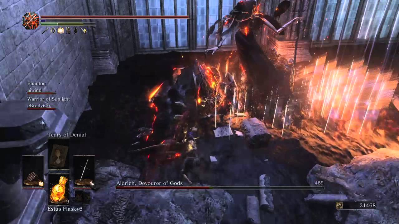 Dark Souls 3: Aldrich Boss Using Estoc