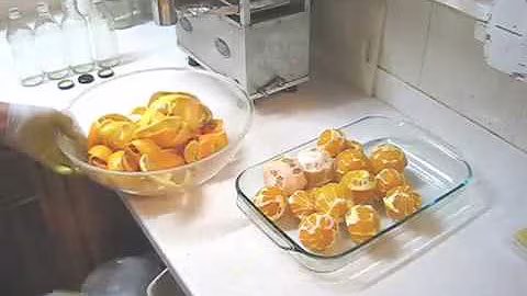 Citrus blend pure juice made with a Whole Health Foundation juicer  A Norwalk juicer alternative