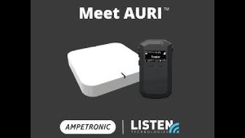 ISE 2025 - Listen Technologies and Ampetronic - Auri  - Auracast