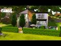 Cozy Modern House in the Woods 🌿 | The Sims 4 | Relaxing Speed Build | ASMR | No CC