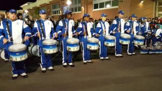 Dover High School vs. Sussex Tech Drumline Battle 2016