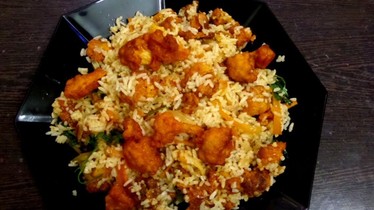 Gobi fried Rice/cauliflower fried Rice/Gobi 65/ fried Rice/Taste my ...