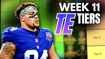 Welke tight ends zijn deze week onmisbaar? | Ranglijsten en niveaus week 11
