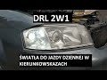 DRL w kierunkowskazach 2w1 montaż świateł do jazdy dziennej i kierunkowskazów Audia a6c5 passat bmw