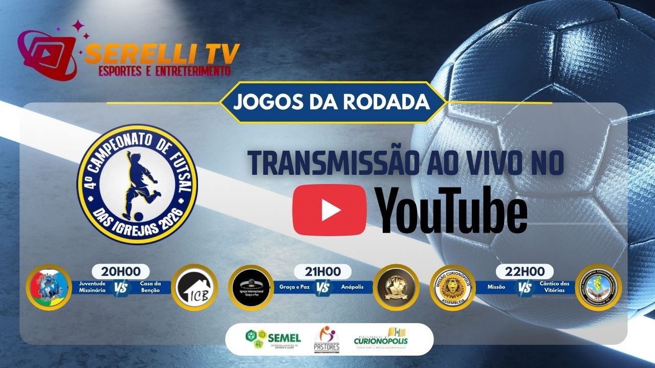 AO VIVO | 4º CAMPEONATO DAS IGREJAS 2026