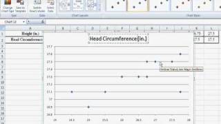 How to make a basic scatterplot in Excel 2007