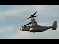 Osprey (BISON21) landing and takeoff at ILM