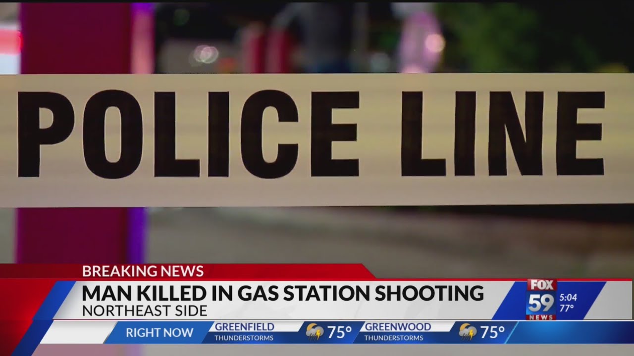 Man killed in shooting at gas station - YouTube