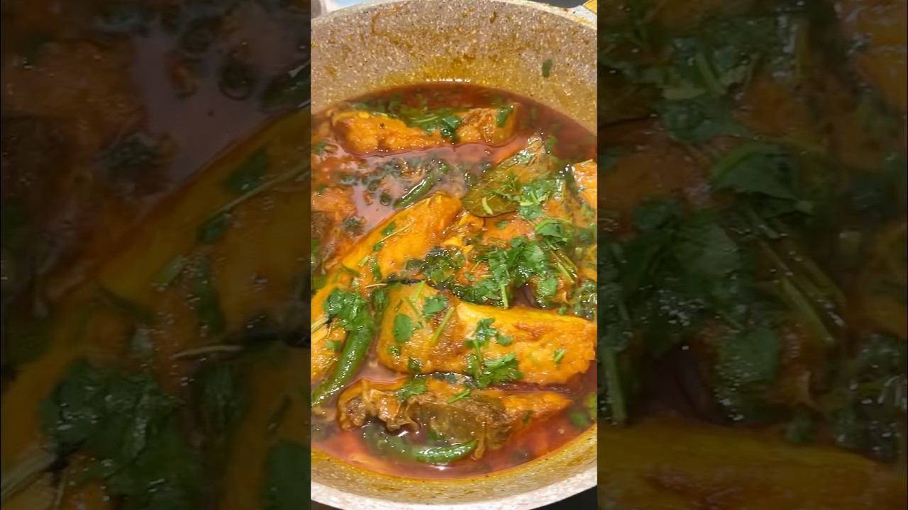 Fish Bhuna Recipe #shorts #asmr #cooking