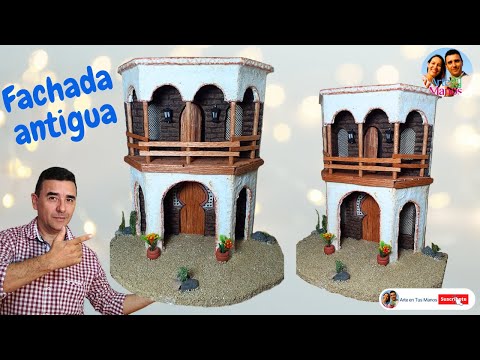 ?Cómo Hacer FACHADAS ANTIGUAS CON BALCÓN, Tutorial Con Arte en Tus Manos