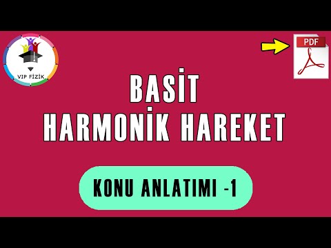 Basit Harmonik Hareket -1 | Temel Kavramlar | PDF | AYT Fizik #2022