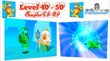 Pull him out Level 40 - 50,chapter 5.3 - 6.3 gameplay walkthrough ❤️ #shorts
