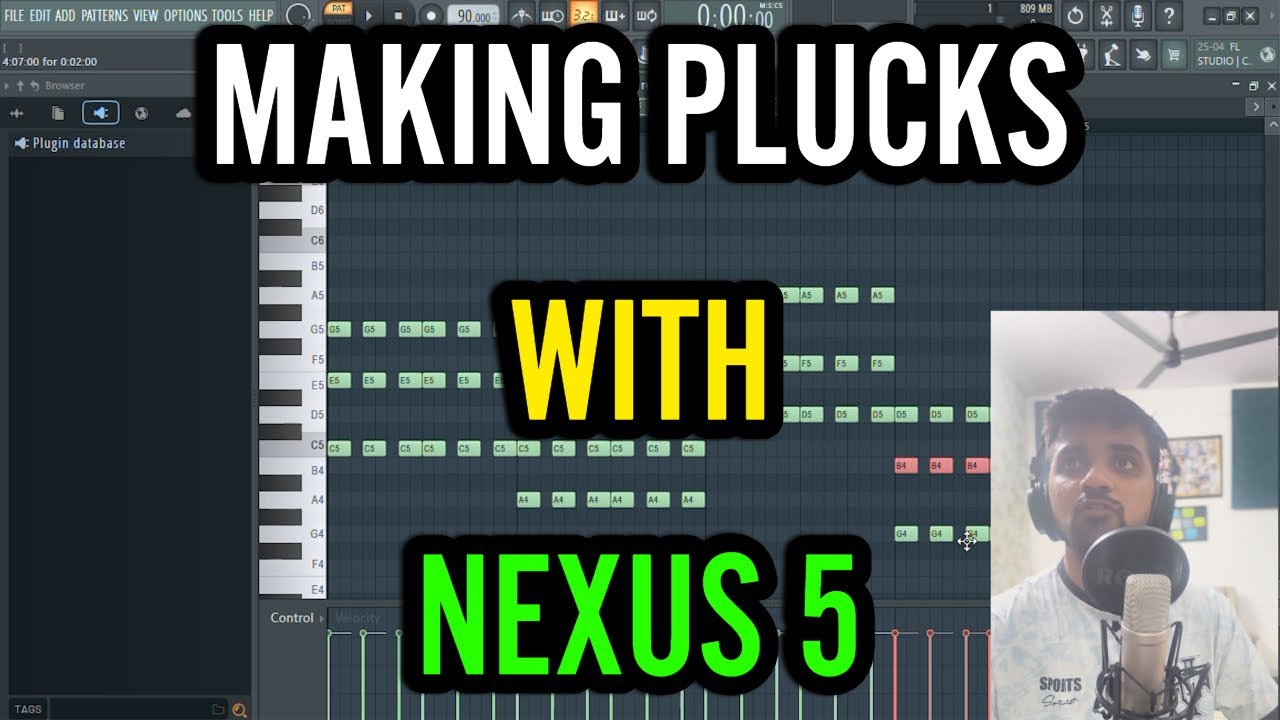 How To Make Plucks l Nexus 5 l Pluck Music l Creating Pluck Music l Fl Studio Hindi l Music Bana Lo
