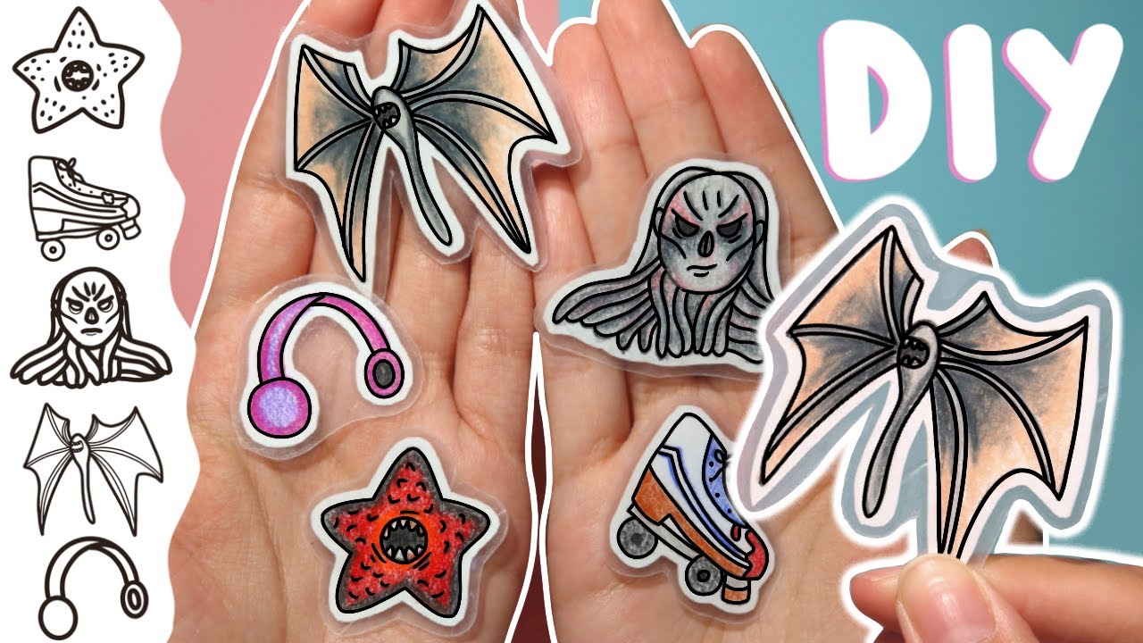 DIY STRANGER THINGS STICKERS | NO DRAWING SKILLS OR PRINTER