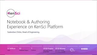 KenSci Platform: Notebooks & Authoring Experience