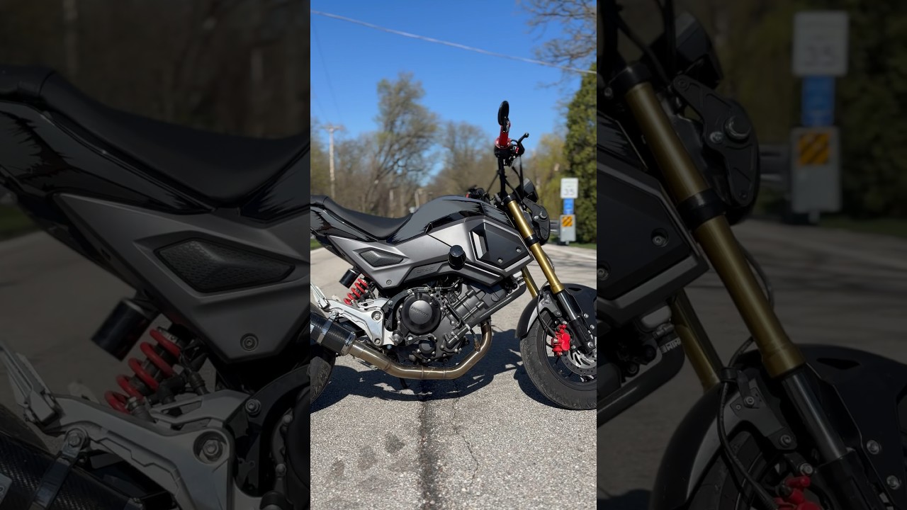 Cartoon 2D Marker Art // 250cc Honda Grom 