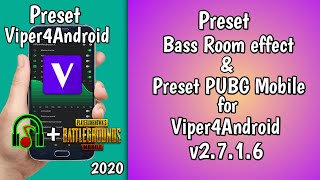 Preset Bass Room effect & PUBG for Viper4Android v2.7.1.6 screenshot 5