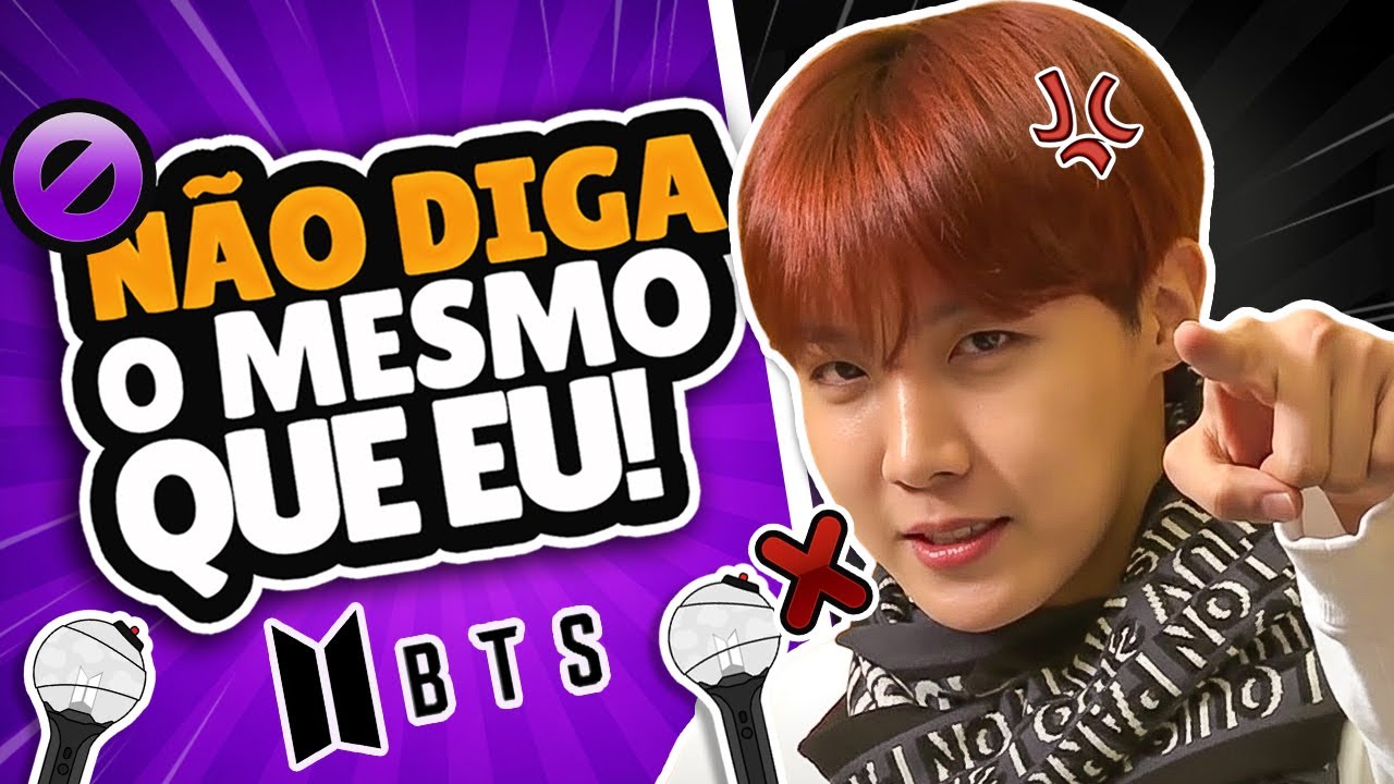 DESAFIO BTS: Não Diga o Mesmo Que Eu! 💜 Quantos pontos você faz?