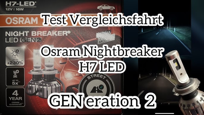 Par de bombillas H7 LED OSRAM 12V 19W Night Breaker + 220% de