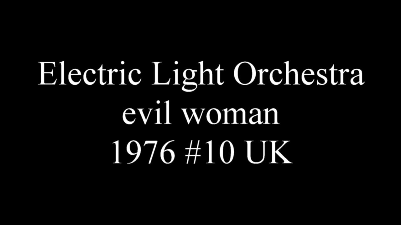 Electric Light Orchestra evil woman 1976 10 UK YouTube