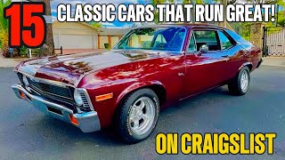 Start and Drive: 12 Awesome Running Classics on Craigslist!