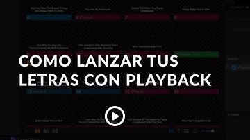 Programando Letras con Playback