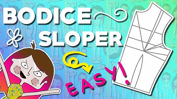 One Pattern to Rule them All Pt. 1 - Drafting a Front Moulage (Bodice Sloper)