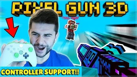 THIS IS INSANE! PLAYING PIXEL GUN 3D WITH MY XBOX ONE CONTROLLER!