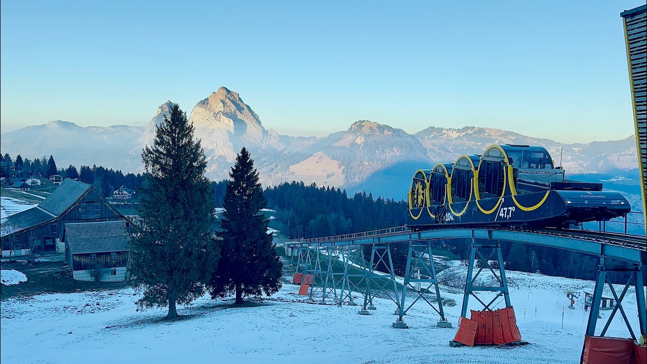 World’s Steepest Railway – Stoosbahn Adventure in Switzerland! 4K