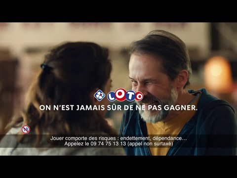 Pub Loto Fdj “on n’est jamais sûr de ne pas gagner” février 2020