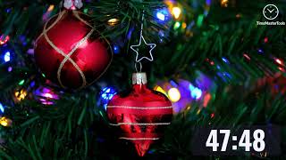 1-Hour Silent Christmas Countdown Timer 🎄✨ | Blinking Christmas Tree Lights screenshot 4