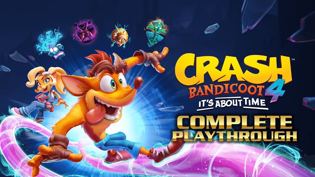 Crash Bandicoot 4: It's About Time [PS4] | Live Blind Playthrough [#1]