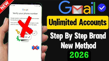 Create Unlimited Gmail Accounts 2026 |  How to Create Multiple Email Addresses Without Phone Number