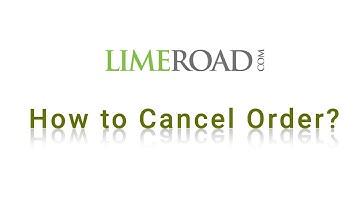 How to cancel order on Limeroad?