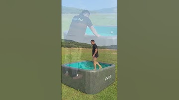 IPOOLGO Portable hot tub 6.6*6.6*2.6ft size Customized Premium inflatable swim spa
