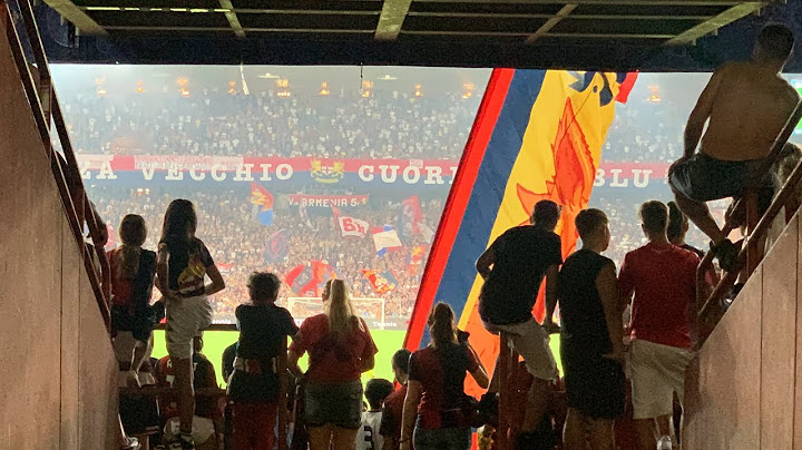Genoa Reggiana 1-0 Coppa Italia 24/25 Gradinata Zena