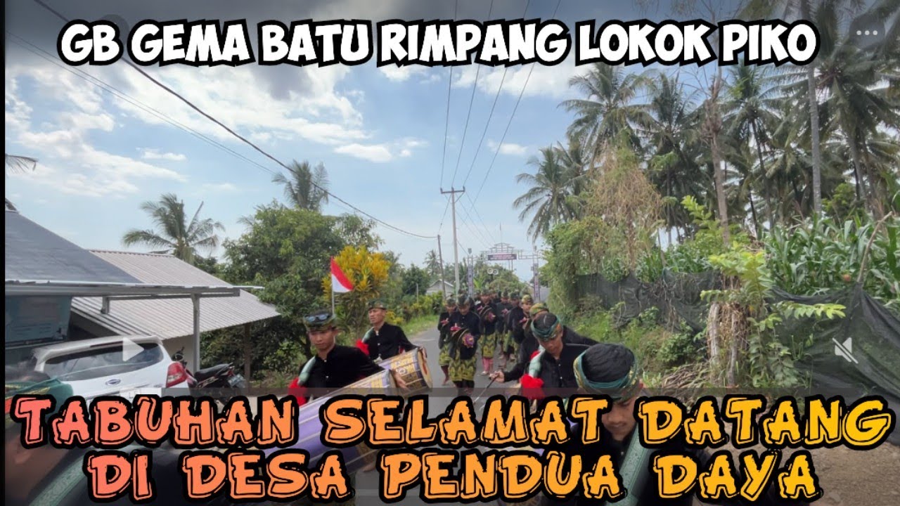 WARGA PENDUA DAYA TERPESONA DENGAN PENAMPILAN GB GEMA BATU RIMPANG LOKOK PIKO 