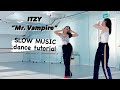 Itzy  mr vampire slow music  mirrored dance tutorial