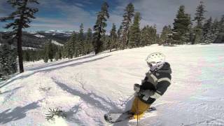 SNOWBOARD following MONOBOARD, Northstar 2015-12-29 #2