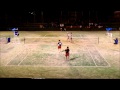 ソフトテニス 中学都道府県対抗2012 男子 個人戦 決勝戦 内本・丸山(上宮中学)ー吉信・上松(岡山理大附属中学)(上視点)
