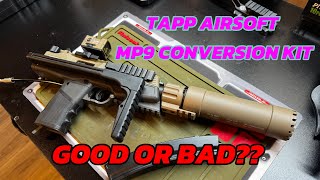 Tapp Airsoft Mp9 Conversion Kit