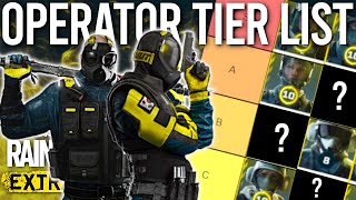 Best Operators Tier List Rankings in Rainbow Six Extraction
