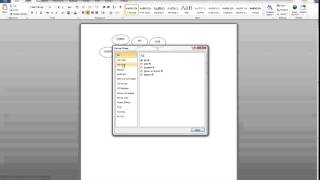 ER Diagram in MS Word Part 4 - Creating A Multivalued Attribute