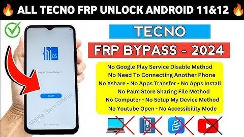 All tecno frp bypass without pc 💻 | how to remove google account all tecno mobile frp bypass 2025 
