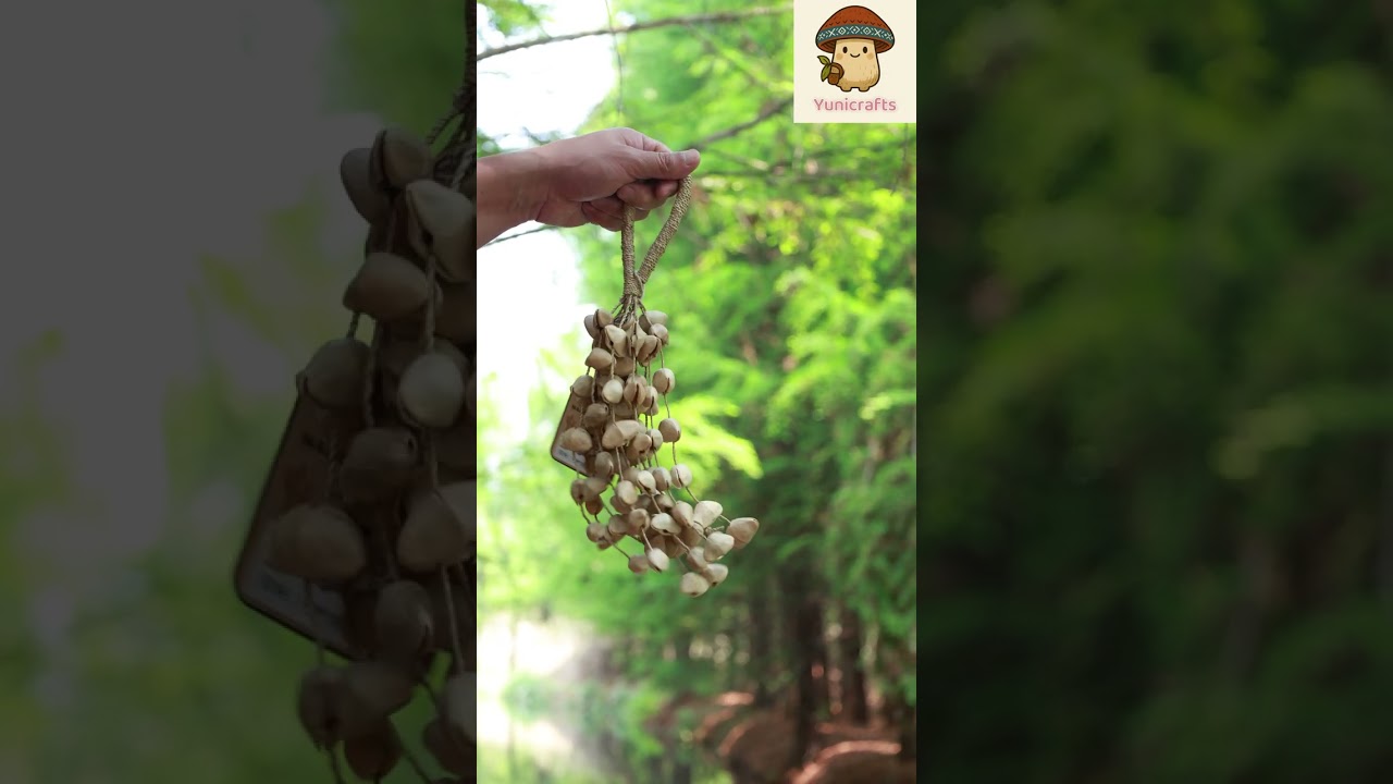 Deep Forest Ropes: Handmade Chacha Oleander Seed Hand Bell | ASMR Vine-Twist Tones