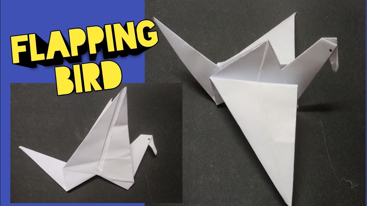 How to make Origami Flapping Bird................SharmajiAshwani