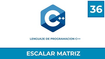 Programacion en C++ # 36 | Matrices | Escalar una matriz