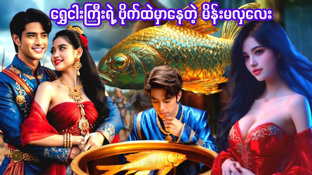 ရွှေငါးကြီးရဲ့ ဗိုက်ထဲမှာနေတဲ့ မိန်းမလှလေး